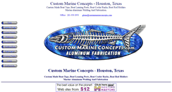 Desktop Screenshot of custommarineconcepts.com